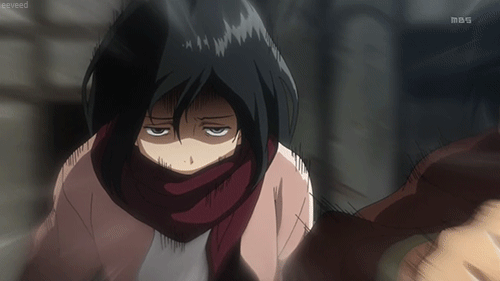 drewster477:  Best motherfucking runner of all time right here. Mikasa da best. Just