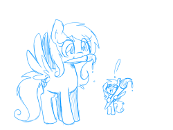 ask-pencilsketch:  miss mod and chibi mod  D'awww :3