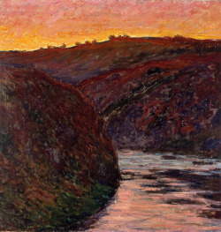 claudemonet-art:  Valley of the Creuse, Sunset,