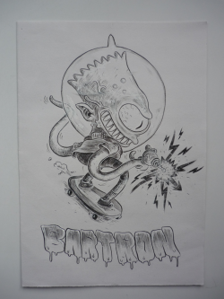 isaaclenkiewicz:  Bartron original drawing