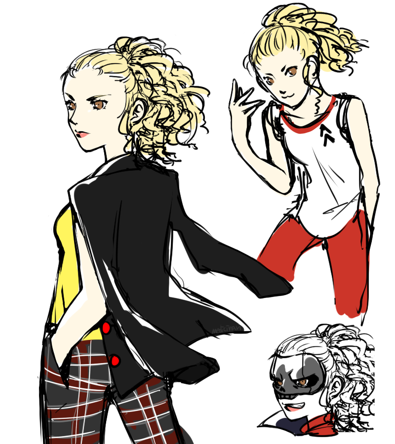 mediseller: the genderbent vers of phantom thieves except akira and akechi i made