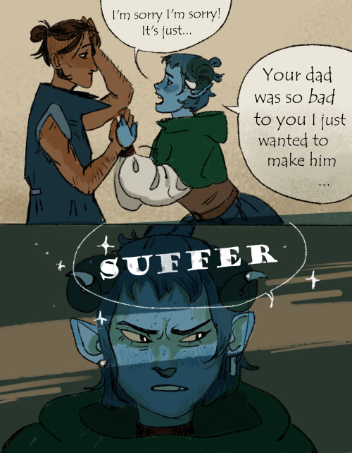 al-norton:Beaujester Day 1 - Resurrection & Fave Canon Moment Love is… trying to scare her dad i