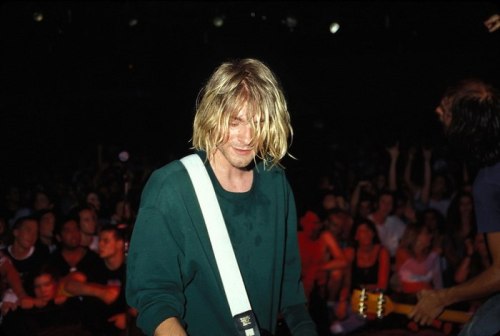 XXX  Kurt Cobain, live at the Roxy Theatre, 1991. photo