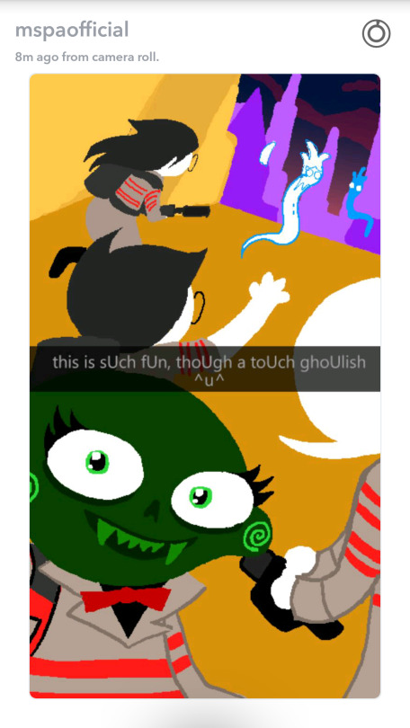 MSPA Snapchat - Halloween!