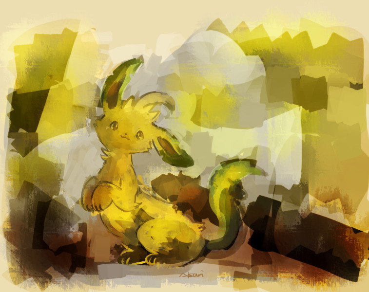 akari026:  leafeon 
