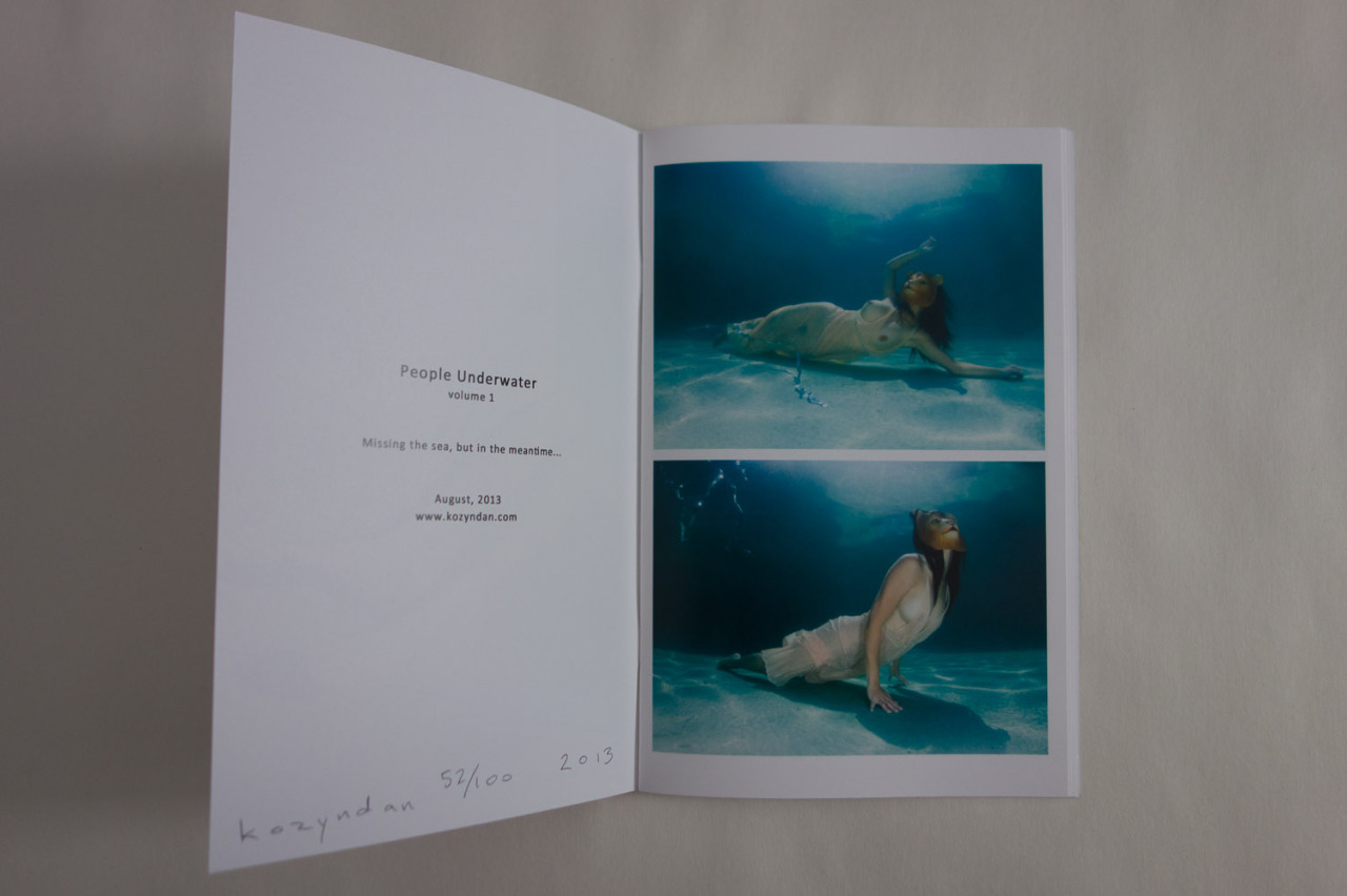 openbooks:  My new zine is available NOW! kozyndan:  “People Underwater” Zine