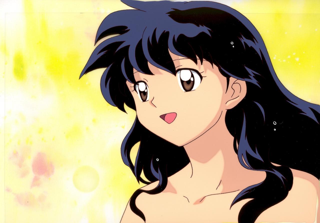 The Official 犬夜叉 Art Animation Cel Of Kagome From Episode 58 The Official 犬夜叉 Art Animation Cel Of Kagome From Episode 58