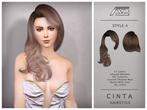 NEW SIMS 4 HAIRSTYLES, WILL BE AVAILABLE AT THE SIMS RESOURCE!!!Download Links: Cinta Hairstyle (Sty