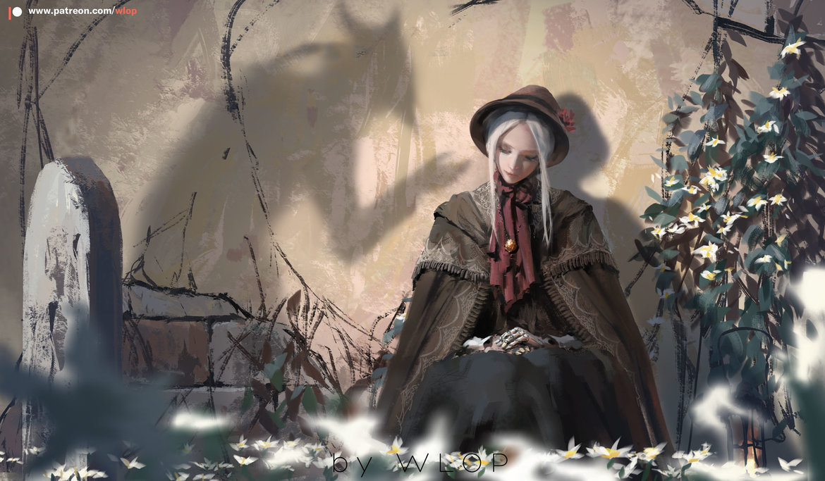 Badasserywomen Wlopwangling Bloodborne By Wlop 4k Wallpaper