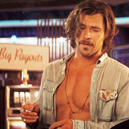 cinemagal:Chris Hemsworth as Billy LeeBAD TIMES AT THE EL ROYALE (2018)