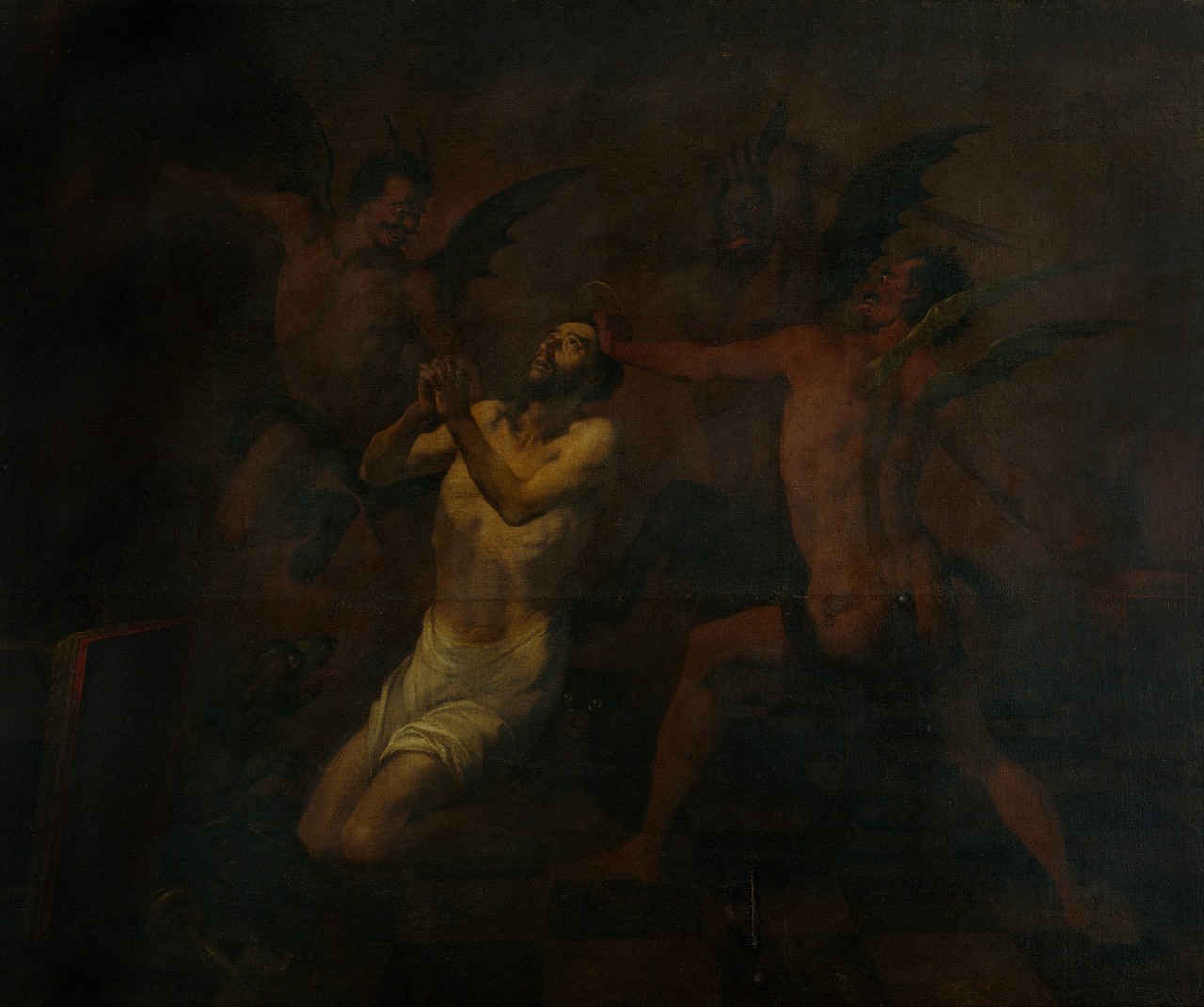 scribe4haxan: Saint Francis Tortured by Demons (1729-1733) - Antoni Viladomat