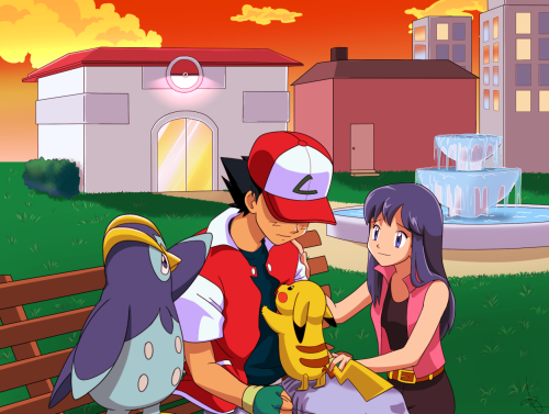 mezasepkmnmaster:  “I hope you can forgive me.” Based on Chapter 28 of Another Road. Commission drawn by @hollylu-pokeship-art​. 