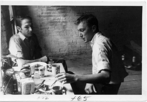 Robert Rauschenberg and Jasper Johns.Check out Jonathan Katz’ beautiful essay from Significant