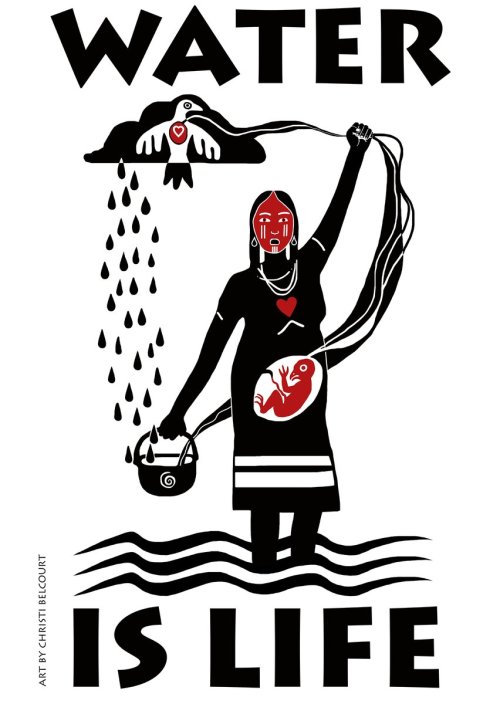 nativenews:High resolution banners free to download for water protectors and actions. Permission by 