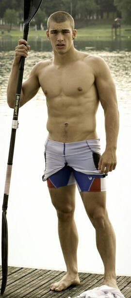 crwdplsr90:  Everyone thinks that rowing is about having a strong back. But rowing is just like me: all about the legs.