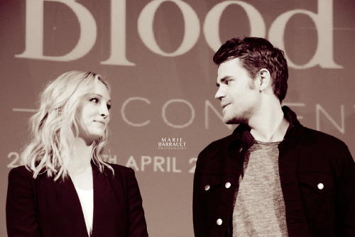 Paul Wesley &amp; Candice Accola (BloodLust Paris 2018)