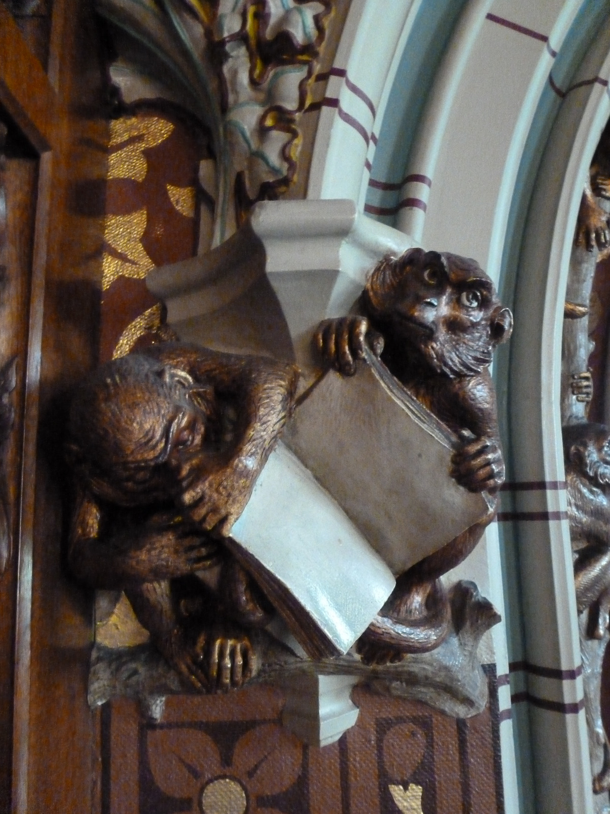 cair–paravel:The library at Cardiff Castle. It occupies the site of the medieval