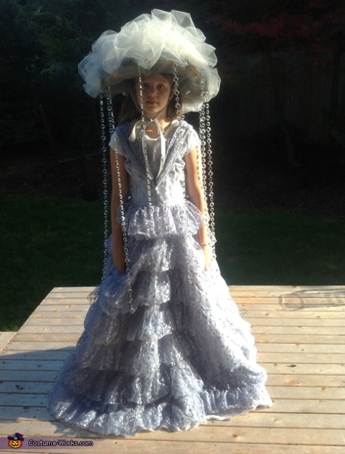 DIY Lovely Rain Cloud Costume by Malin entering the Costume Contest at Costume Works. Malin’s daught