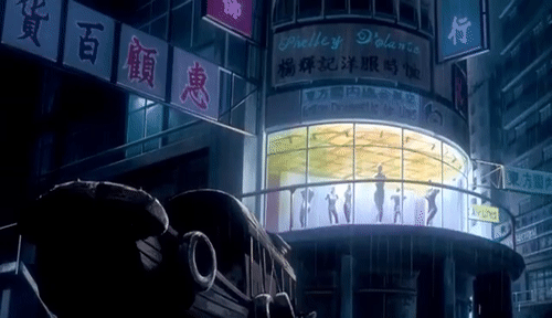chillxpanic:  Scenes from the 1995 Anime “Ghost in the shell”.Music:  EDEN - 909 (official video)