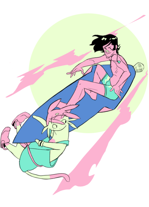 cat-monster: super hype for space dandy s2 hell yea