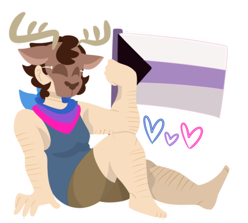 PRIDE TIME PRIDE TIME PRIDE TIME!! ( I’m a Biromantic Demisexual!! )SUPPORT YOUR FELLOW CUTE KIDDOS 