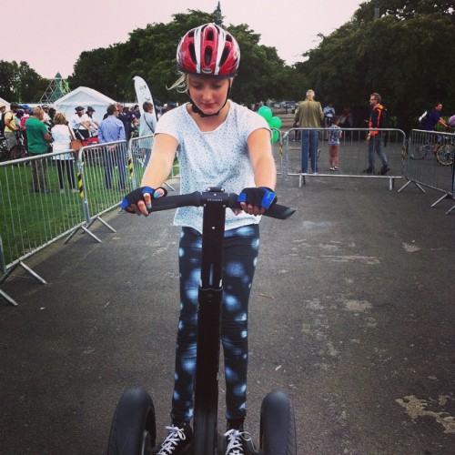 Connie and @uniofnottingham Segway…