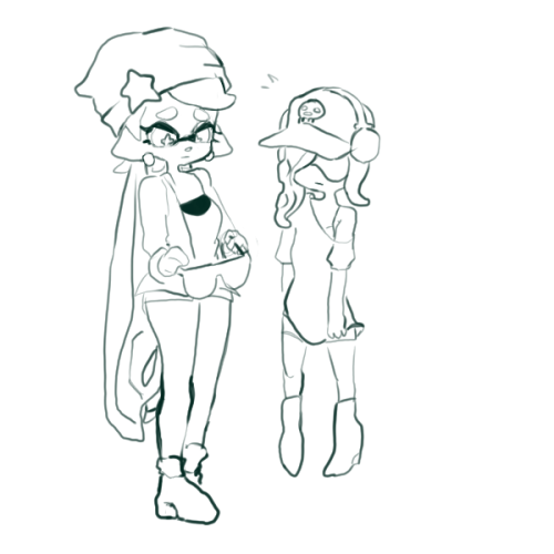 yuureirakuen: i was drawing callie once and put on her agent shades but I felt that she most likely 