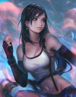 youngjusticer:  I stan a queen. Tifa, by