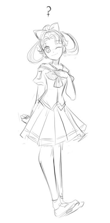 thesanityclause: Bored doodling, the Sailor Moon sequel we’ve all been waiting for. Chibiusa i
