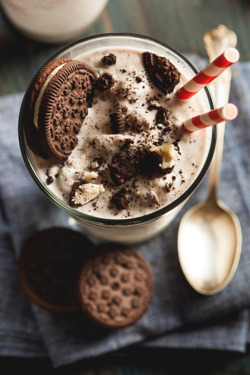 italian-luxury:  Homemade Cookies N’ Cream Milkshake by Brent Hofacker