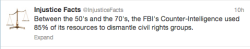 witchsistah:  noonereadstheurl:   FBI records show that 85% of