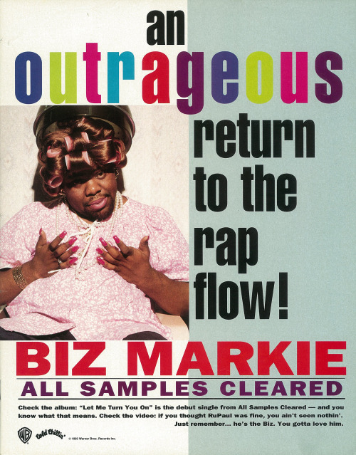 Biz Markie. Advertisement.