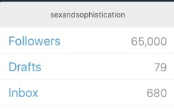 sexandsophistication:So this happened earlier today. Gotta say…I’m pretty much in awe of how many of you follow along now…and you just keep coming.      (that’s what she said…)      😂😂       Thank you, my friends, for all the support.