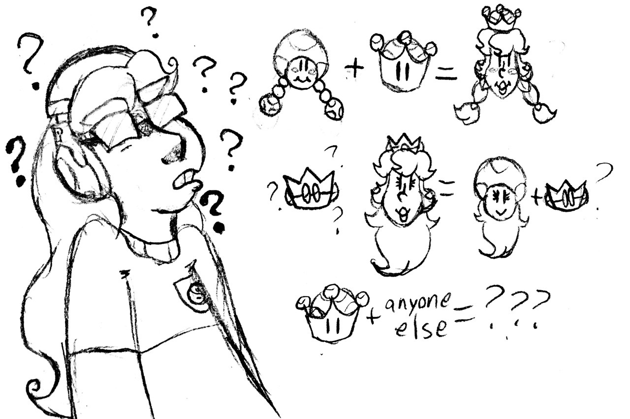 ripplestarfairy:  Peachette! a cute design, a really weird concept, and a lot of