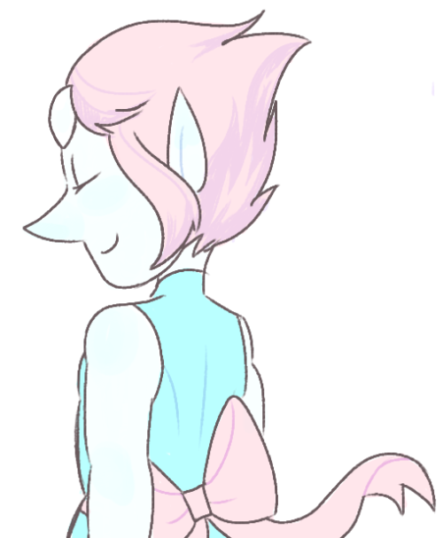 jadeyarts:  this wasnt originally going to be pearl but then it became the sloppiest pearl you can imagine 