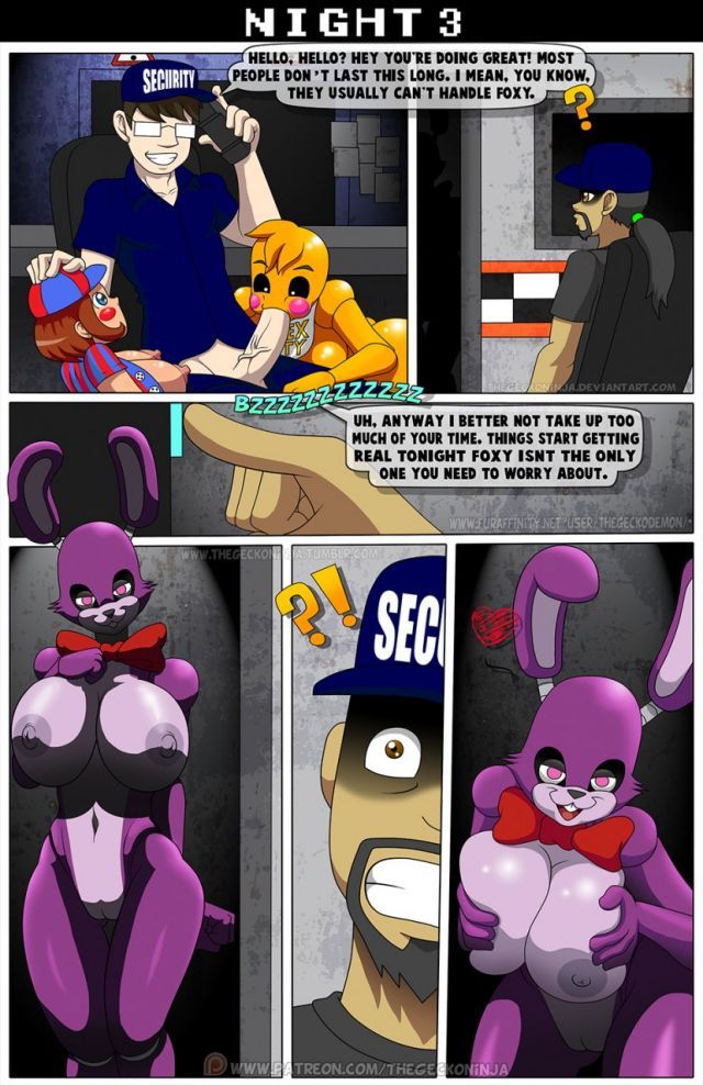 anotheroriginalpornblog:  Part 3/3 of the FNAF comic. Check out my blog for Parts