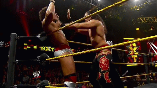 Adam Rose seems to like Jason Jordan’s body