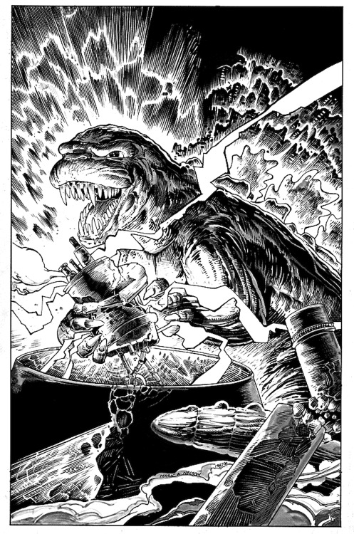 Godzilla 2 Cover by Mark Nelson