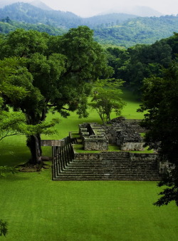 visitheworld:  The mayan pyramids of Copán in western Honduras (by soyignatius). 