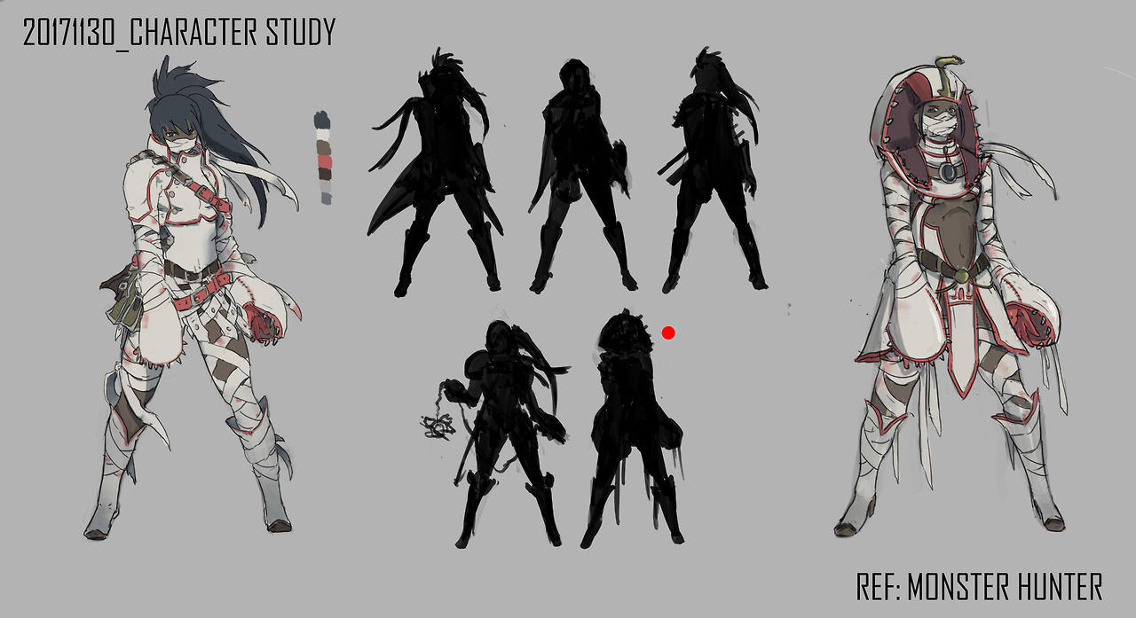 lausinfatt:  Try to design an upgrade version of character from monster hunter armor