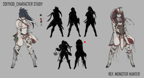 lausinfatt:  Try to design an upgrade version of character from monster hunter armor ref