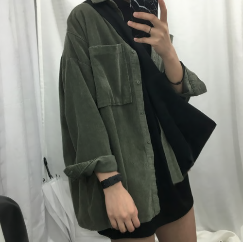 liliest: long sleeve corduroy shirt 