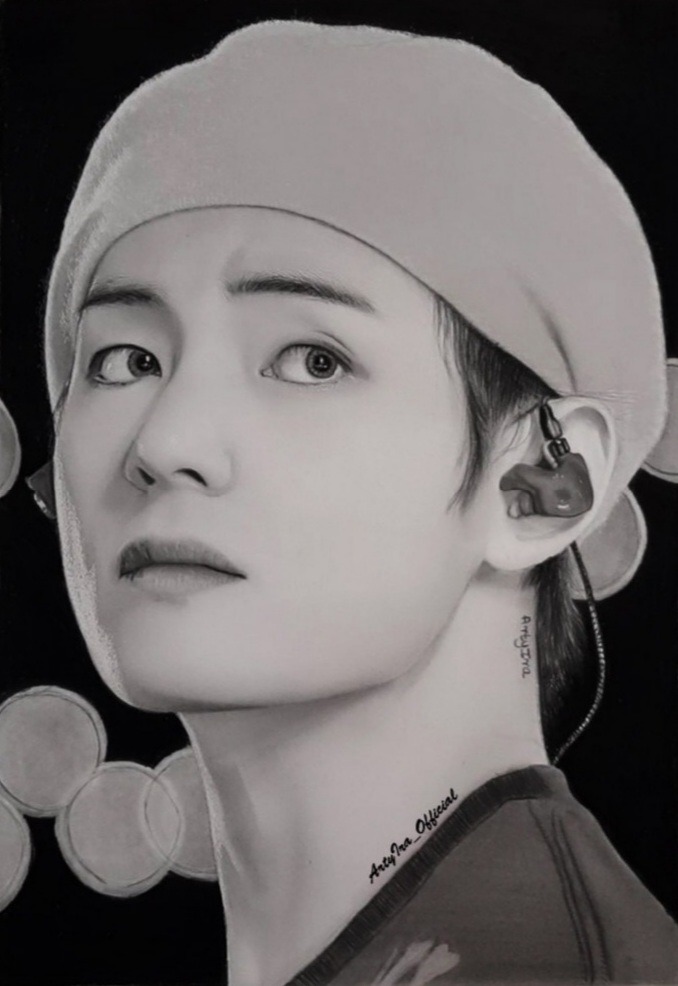 Sketch of Kim Taehyung BTS