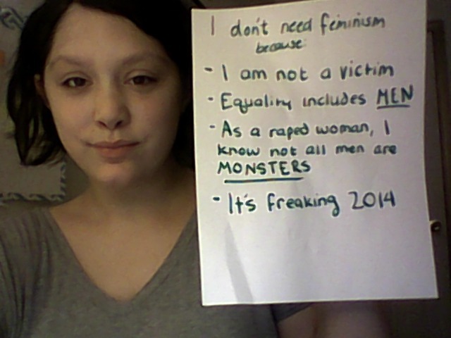 I don't need feminism