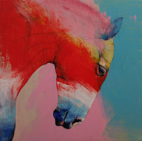 creese:  Michael Creese, Horse (2014), oil on canvas. 