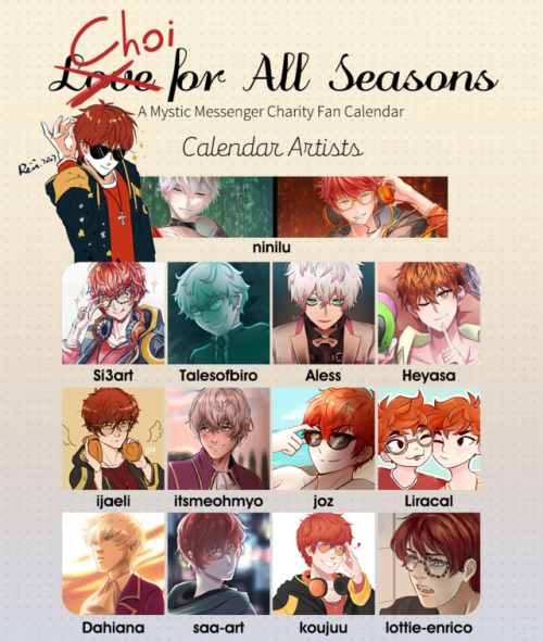 2019loveforallseasons: Choi for All Seasons Desk Calendar We are excited to present our surprise pro