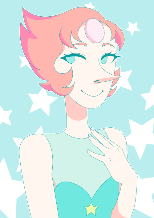 ghoulkiss:  drawing up gem prints, i’m thinking of changing how they look but for now here’s pearl.