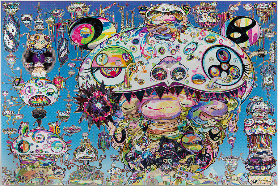 Takashi Murakami Enters His Skull Period at Gagosian