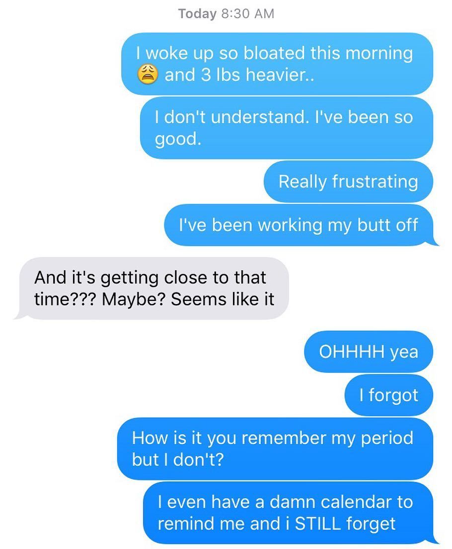 When even your other half knows&hellip; Someone should revoke my woman card.