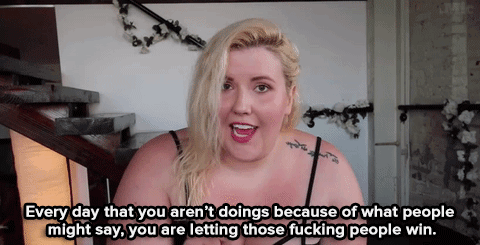 shay-gnar:micdotcom:Watch: Meghan Tonjes just gave body shamers the biggest middle finger.hey!!! for